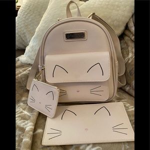 Loungefly mini backpack & accessories